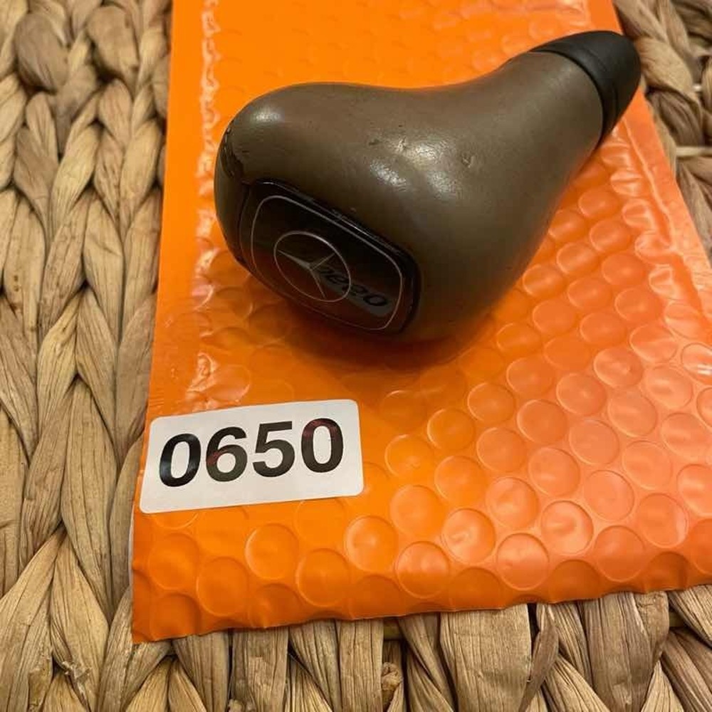 ✅Leather Gear Shift Knob Shifter Lever Mercedes-Benz Manual Automatic#️⃣0650